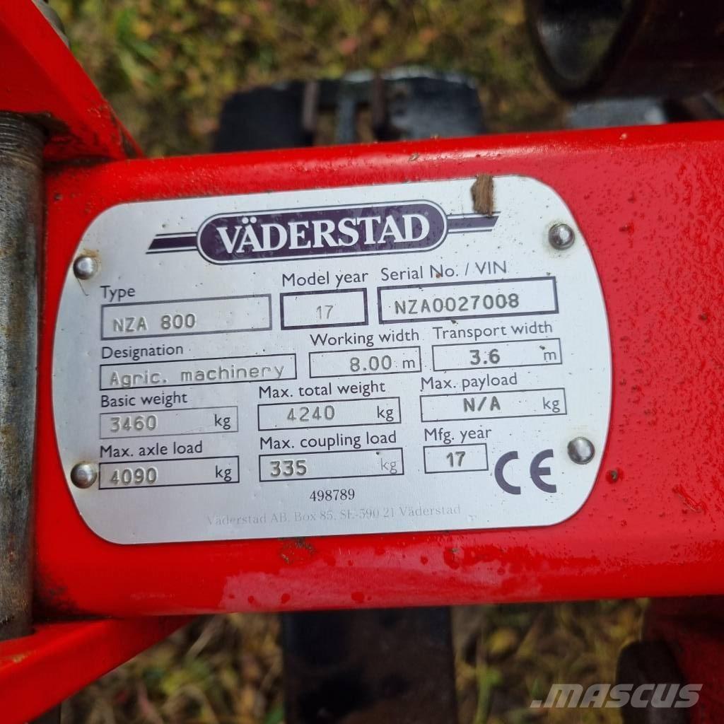Väderstad NZA800 Καλλιεργητές - Ρίπερ