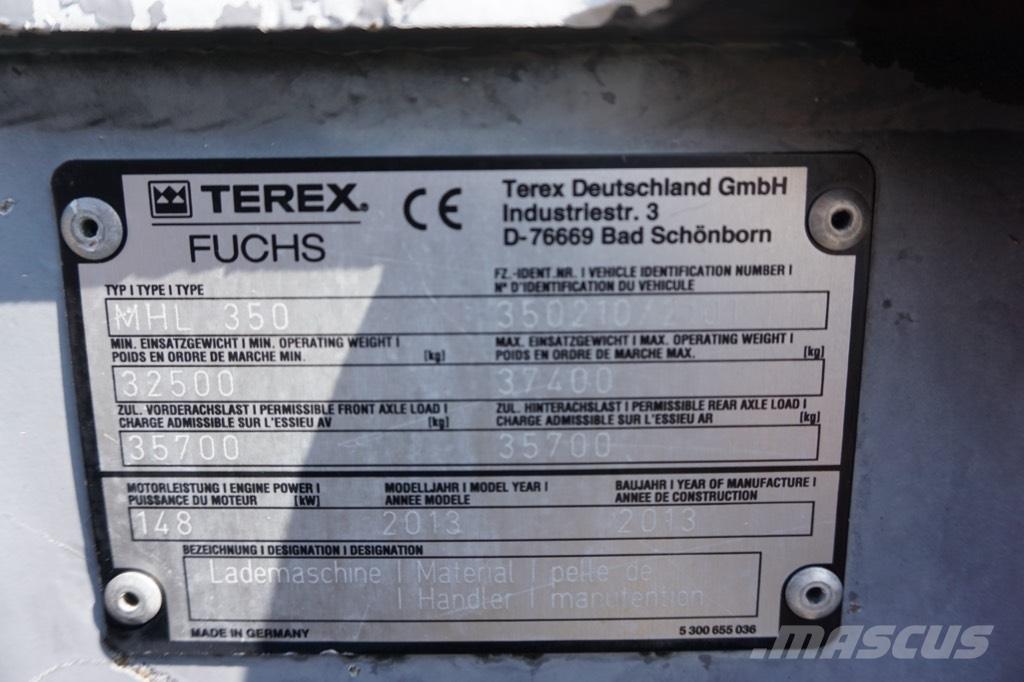 Fuchs MHL 350 Βιομηχανικά μηχανήματα διαχείρισης αποβλήτων