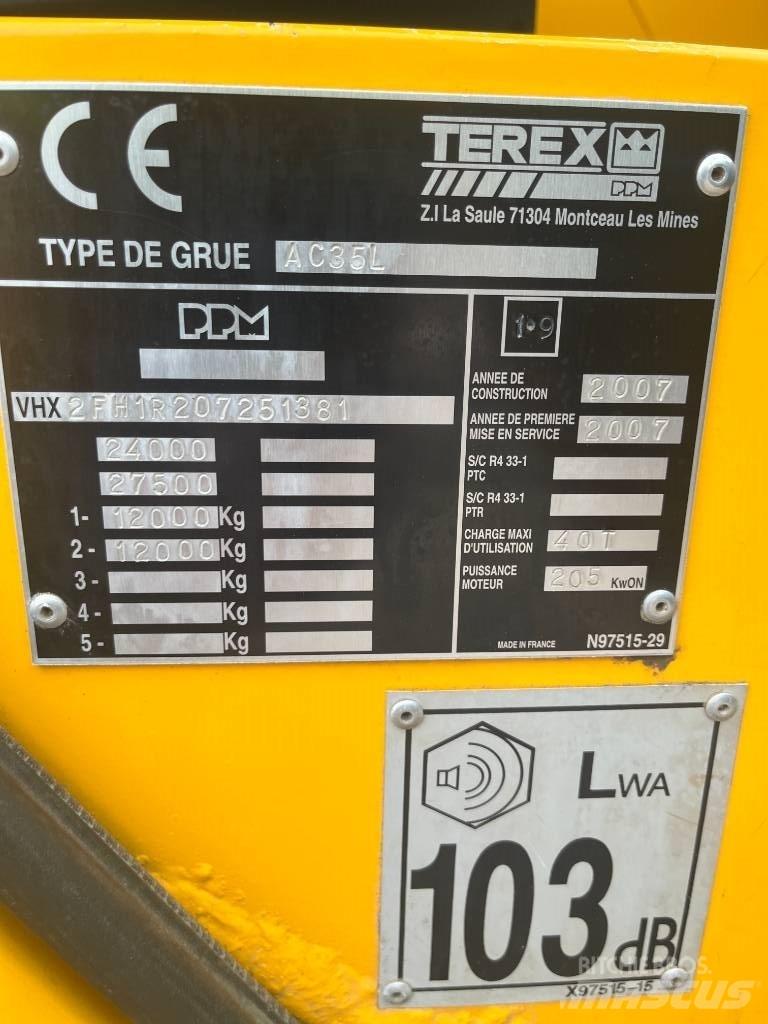 Terex Demag AC 35-L Γερανοί ανώμαλου εδάφους