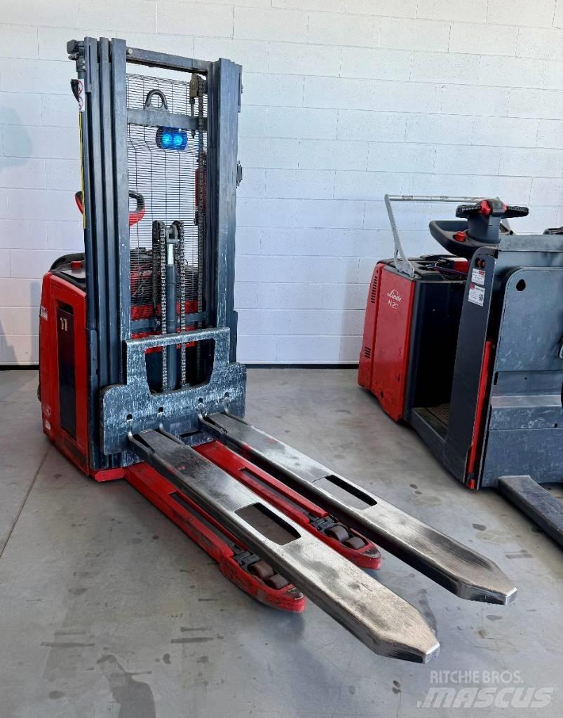 Linde L16APi/1173 Παλετοφόρα πεζού χειριστή με ιστό