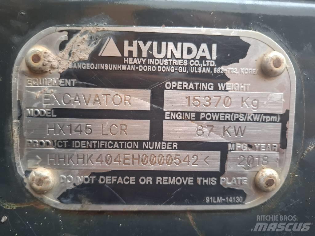 Hyundai HX 145 LCR Εκσκαφείς με ερπύστριες