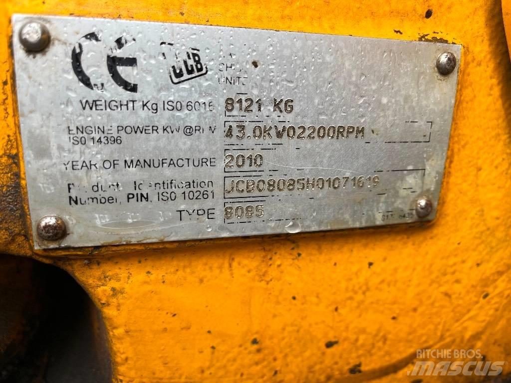 JCB 8085 ECO Μίνι εκσκαφείς 7t - 12t