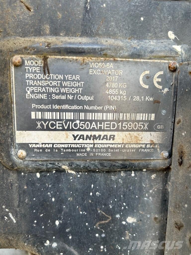 Yanmar VI050 - 6A Εκσκαφάκι (διαβολάκι) < 7t