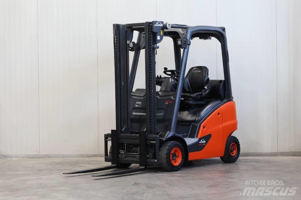 Linde H14T-01 Περονοφόρα ανυψωτικά κλαρκ με φυσικό αέριο LPG