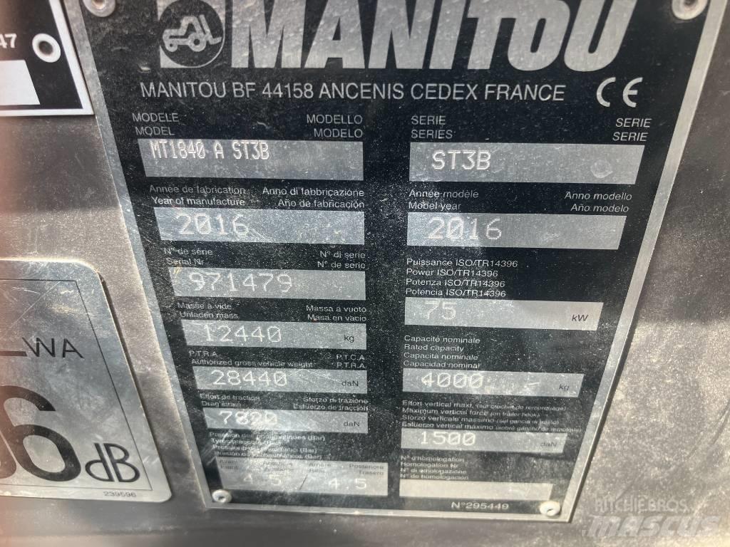 Manitou MT 1840 A Τηλεσκοπικοί ανυψωτές