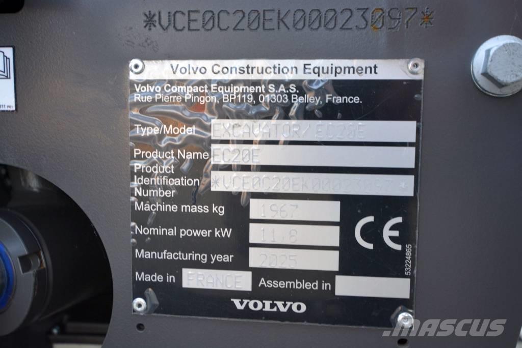 Volvo EC 20 E Εκσκαφάκι (διαβολάκι) < 7t