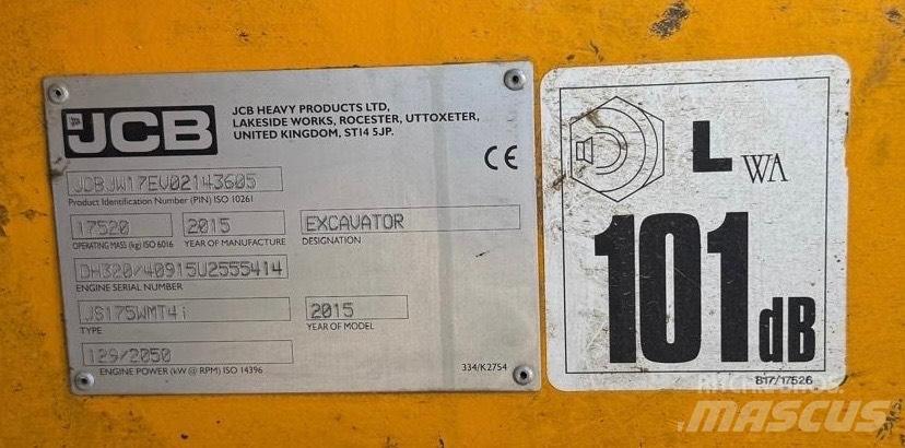 JCB JS 175 W Εκσκαφείς με τροχούς - λάστιχα