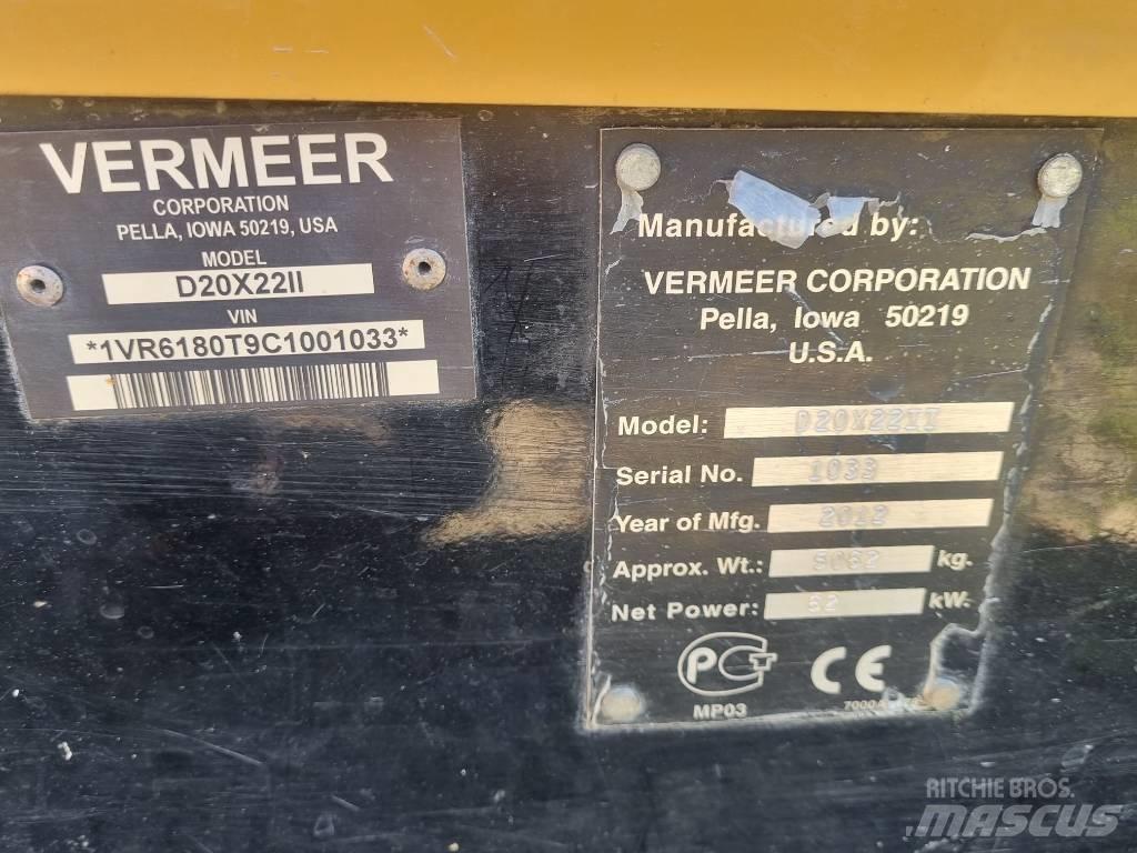 Vermeer D20x22II Εξοπλισμός οριζόντιων διατρήσεων