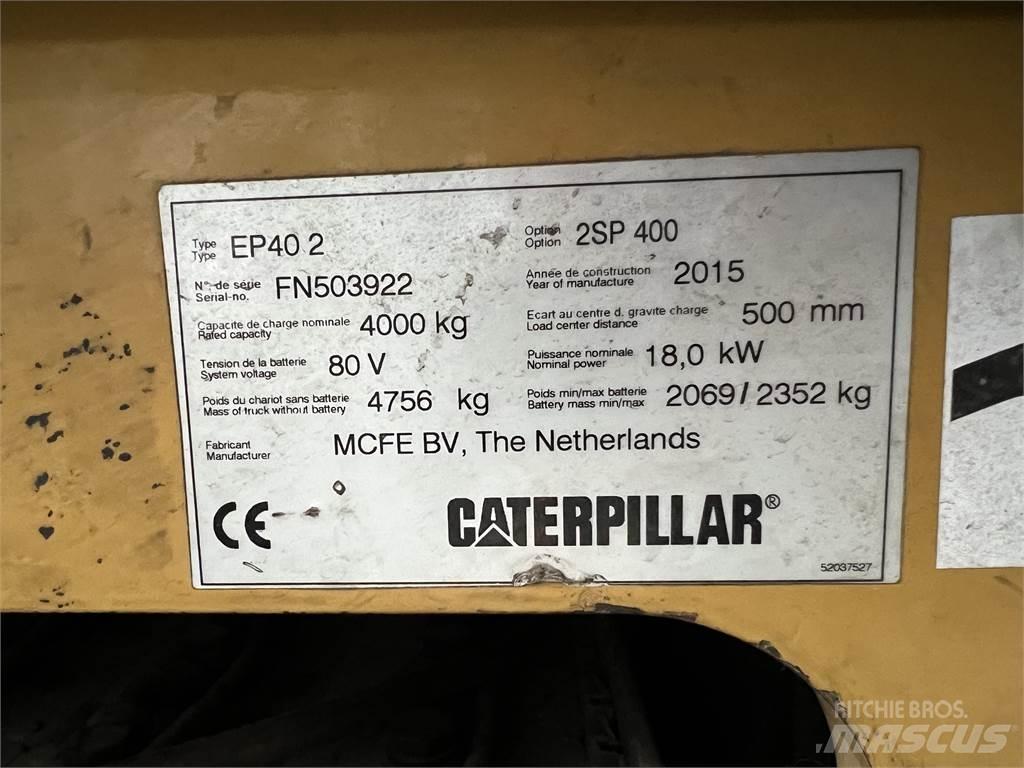 CAT erpillar EP40 Ηλεκτρικά περονοφόρα ανυψωτικά κλαρκ