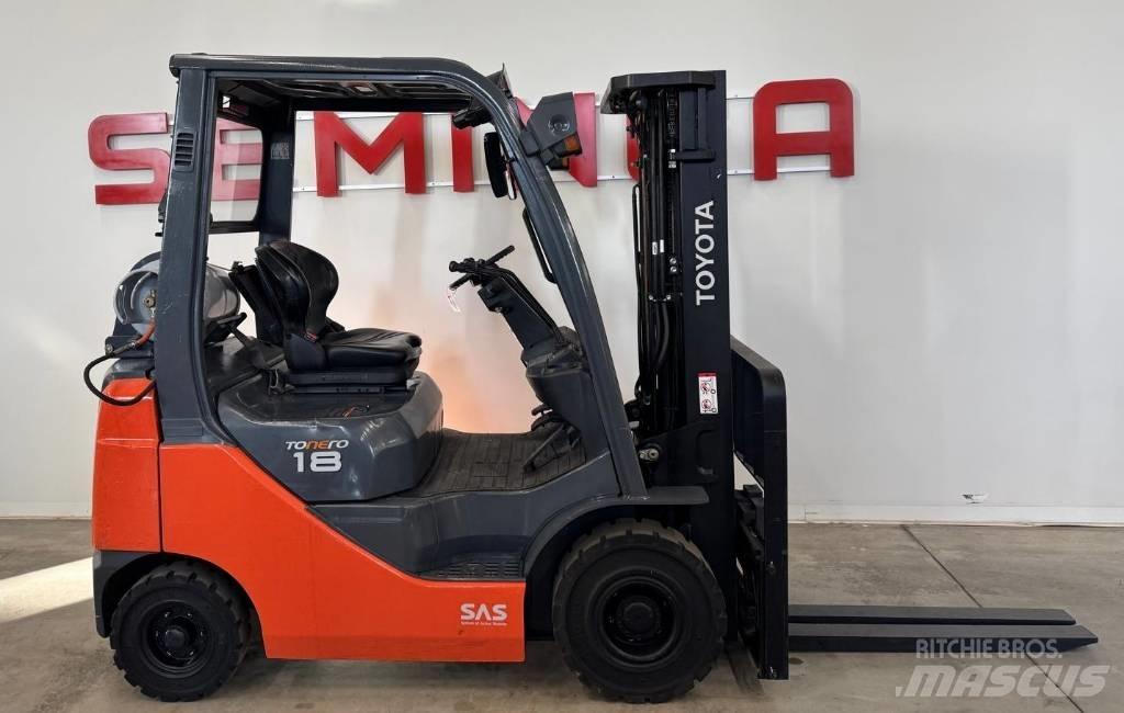 Toyota 10846 - 8FGF18 Περονοφόρα ανυψωτικά κλαρκ με φυσικό αέριο LPG