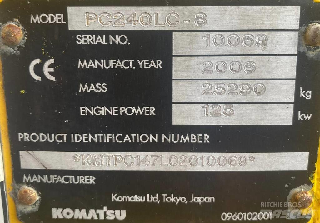 Komatsu PC 240 LC-8 Εκσκαφείς με ερπύστριες