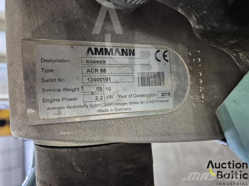 Ammann ACR 68 Επίπεδοι κόπανοι