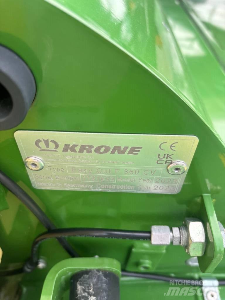 Krone F 360CV Χορτοκοπτικά-διαμορφωτές