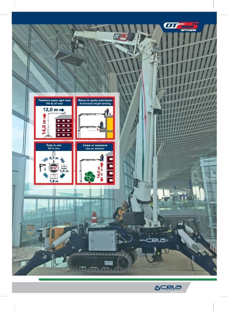 Cela Crawler DT25 Ανυψωτήρες με τηλεσκοπικό βραχίονα