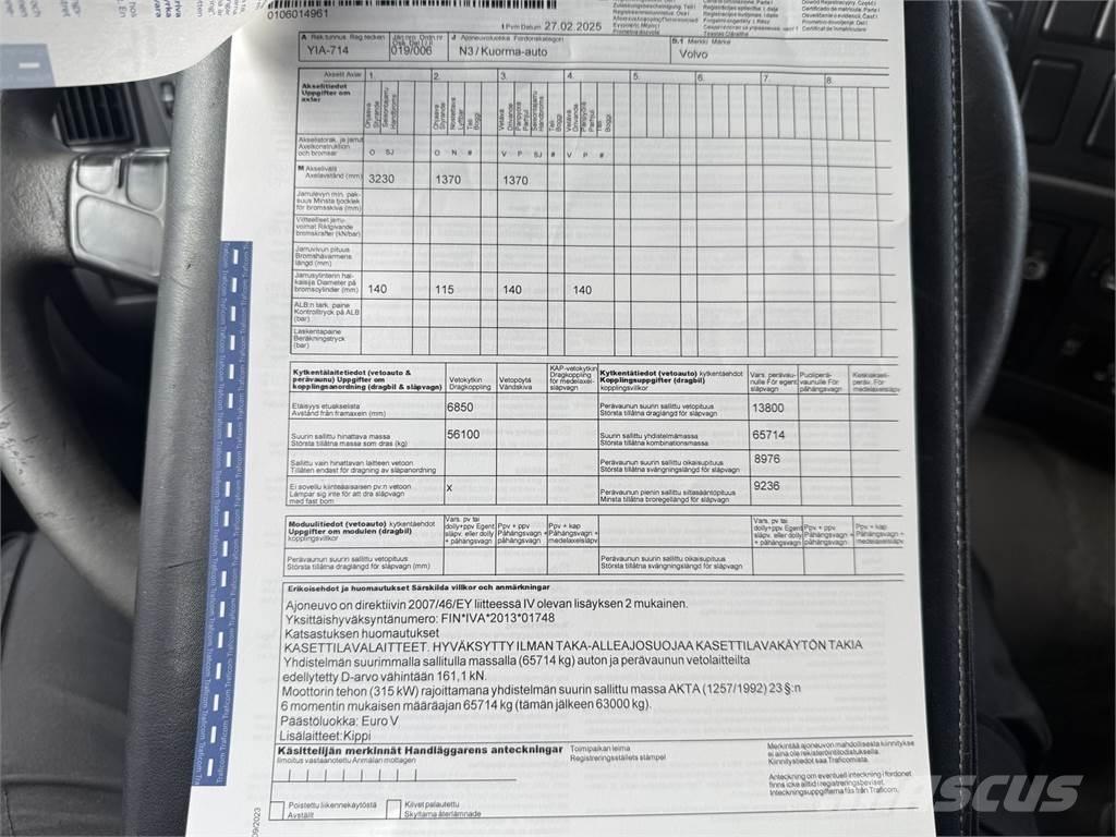 Volvo FM13 8X4 Φορτηγά Ανατροπή