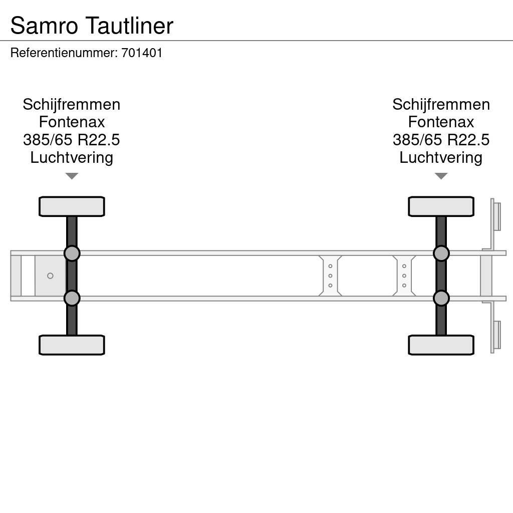 Samro Tautliner Ημιρυμούλκες Κουρτίνα