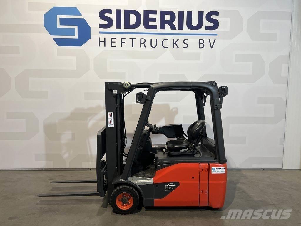 Linde E16-02 Ηλεκτρικά περονοφόρα ανυψωτικά κλαρκ