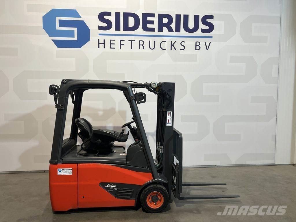Linde E16-02 Ηλεκτρικά περονοφόρα ανυψωτικά κλαρκ