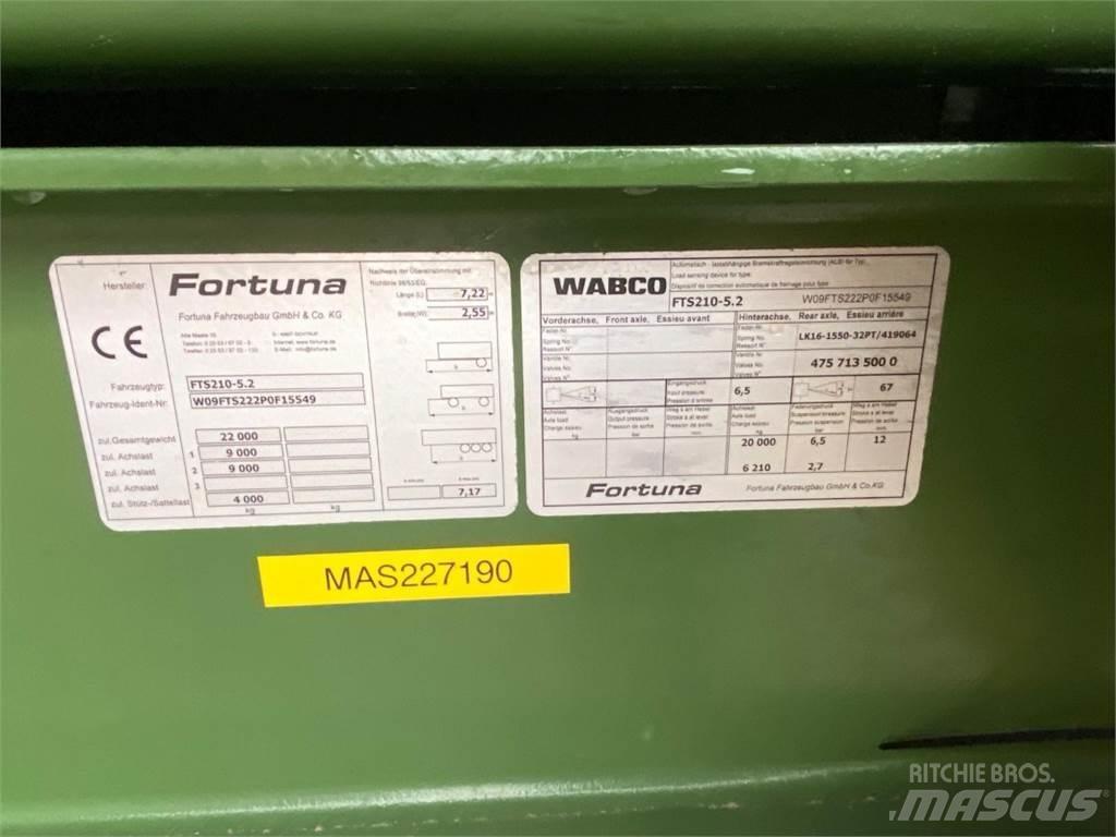Fortuna FTS 210 Ανατρεπόμενες ρυμούλκες