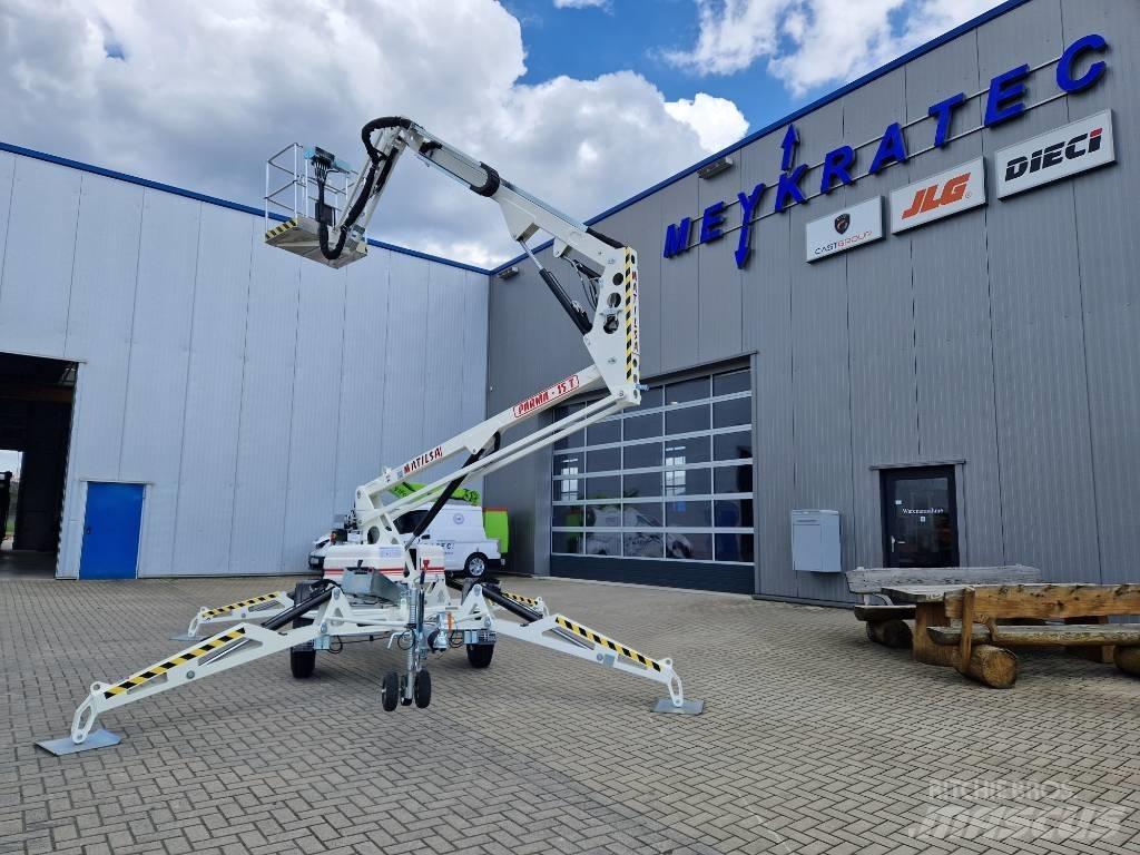Matilsa Parma 15T Εναέριες πλατφόρμες τοποθετημένες σε ρυμούλκα