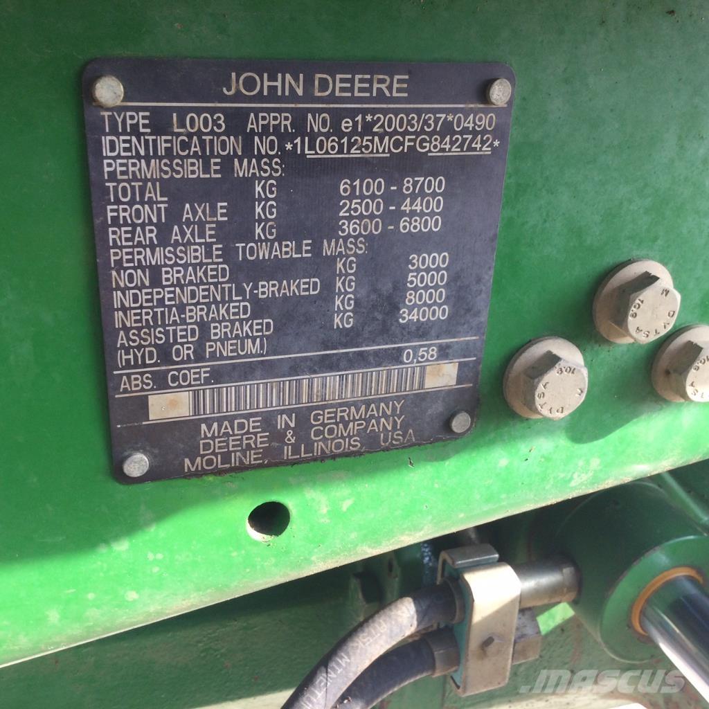 John Deere 6125M Τρακτέρ