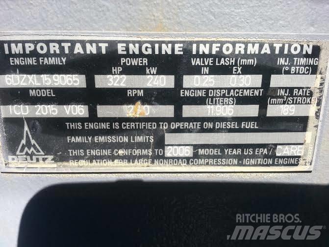 Deutz TCD2015V06 Άλλα εξαρτήματα