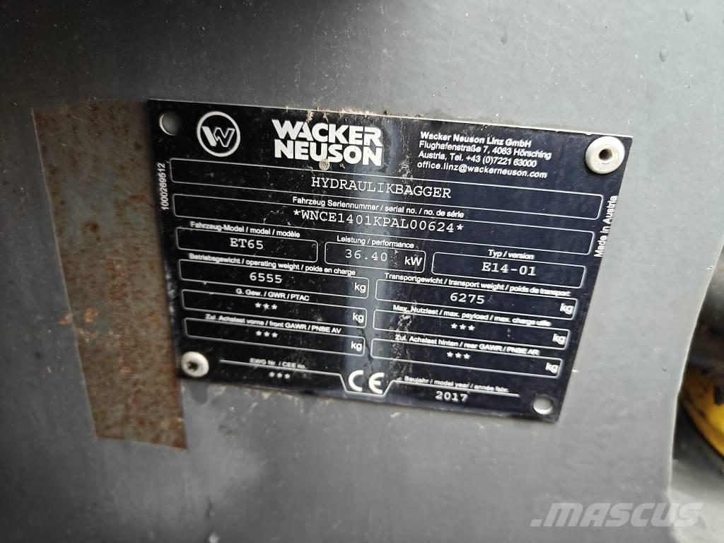 Wacker Neuson ET 65 Εκσκαφάκι (διαβολάκι) < 7t