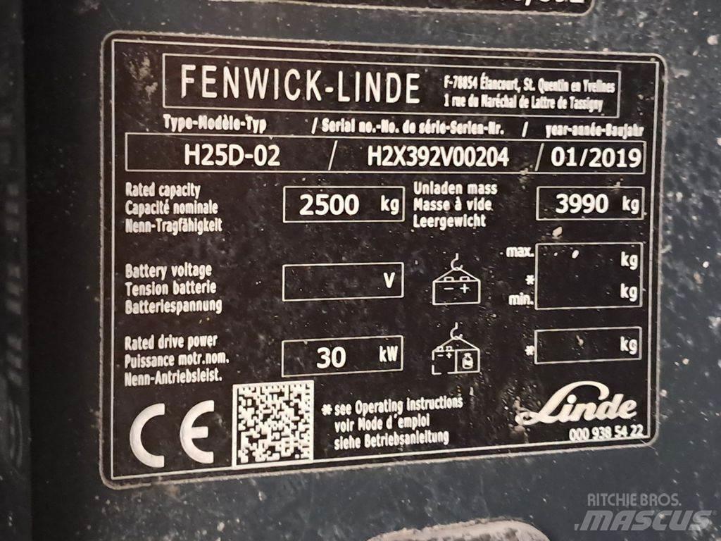 Linde H25D-02 Πετρελαιοκίνητα Κλαρκ