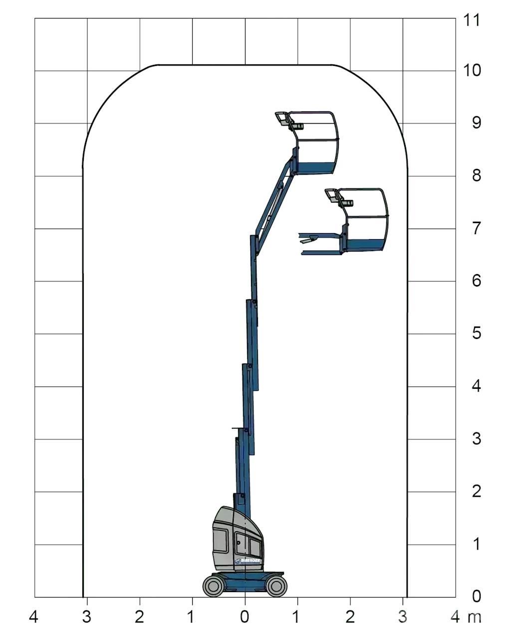JLG Toucan 10E-L Ανυψωτήρες με αρθρωτό βραχίονα