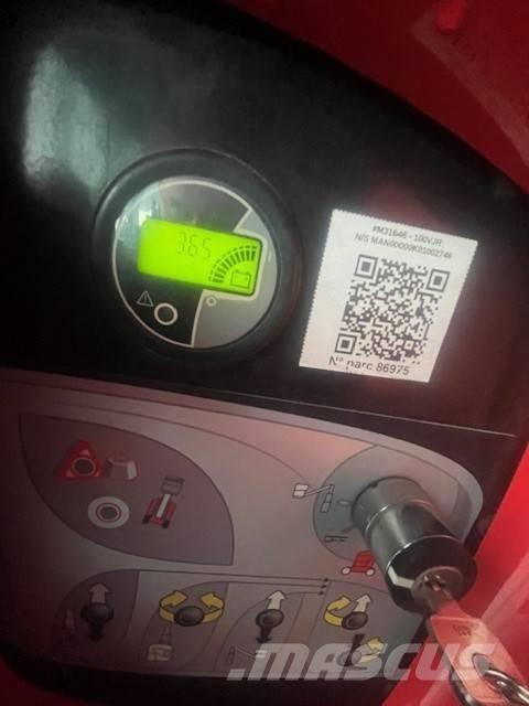 Manitou 100 VJR Ανυψωτήρες με κατακόρυφους πυλώνες