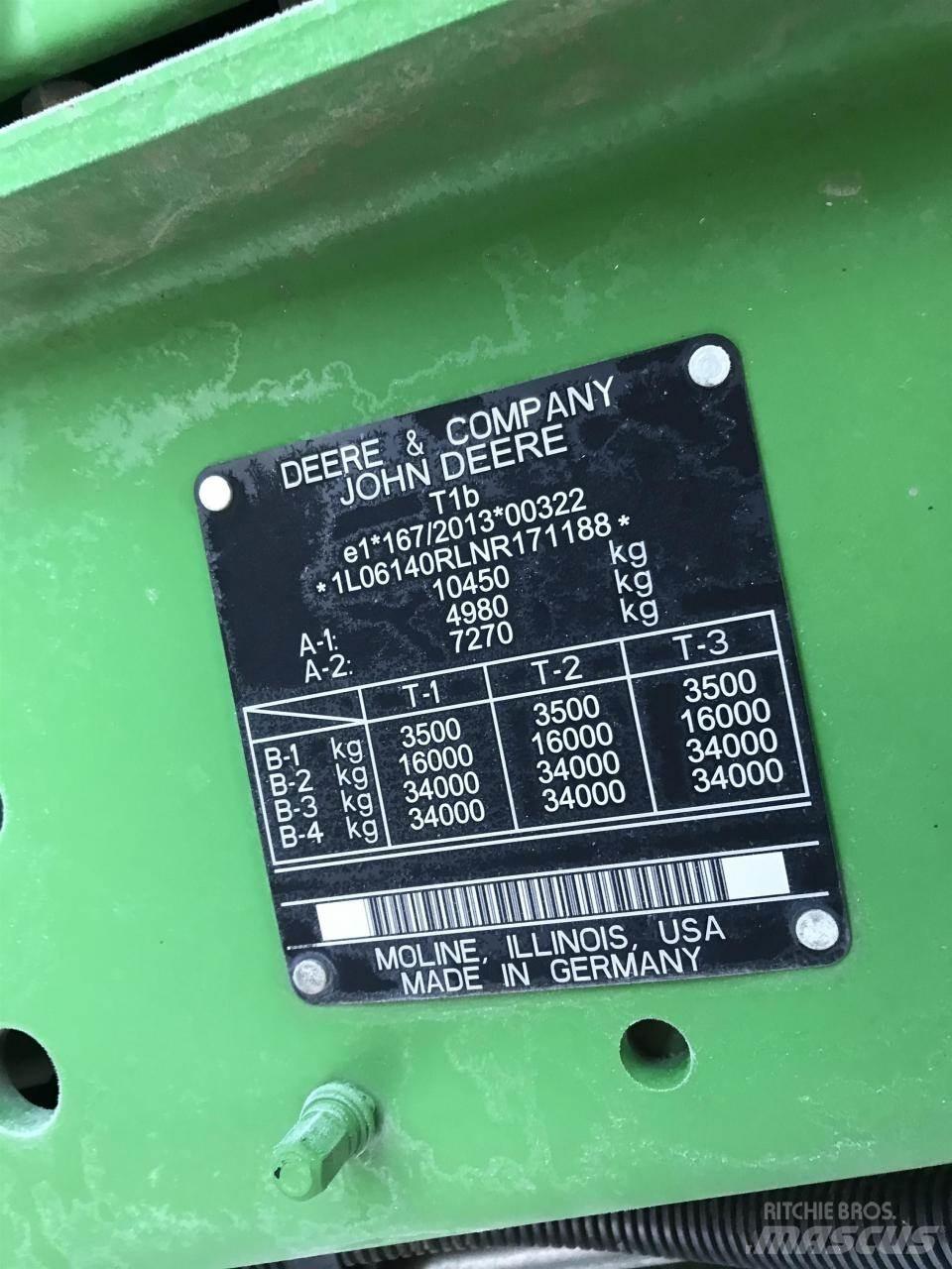 John Deere 6R 140 Τρακτέρ