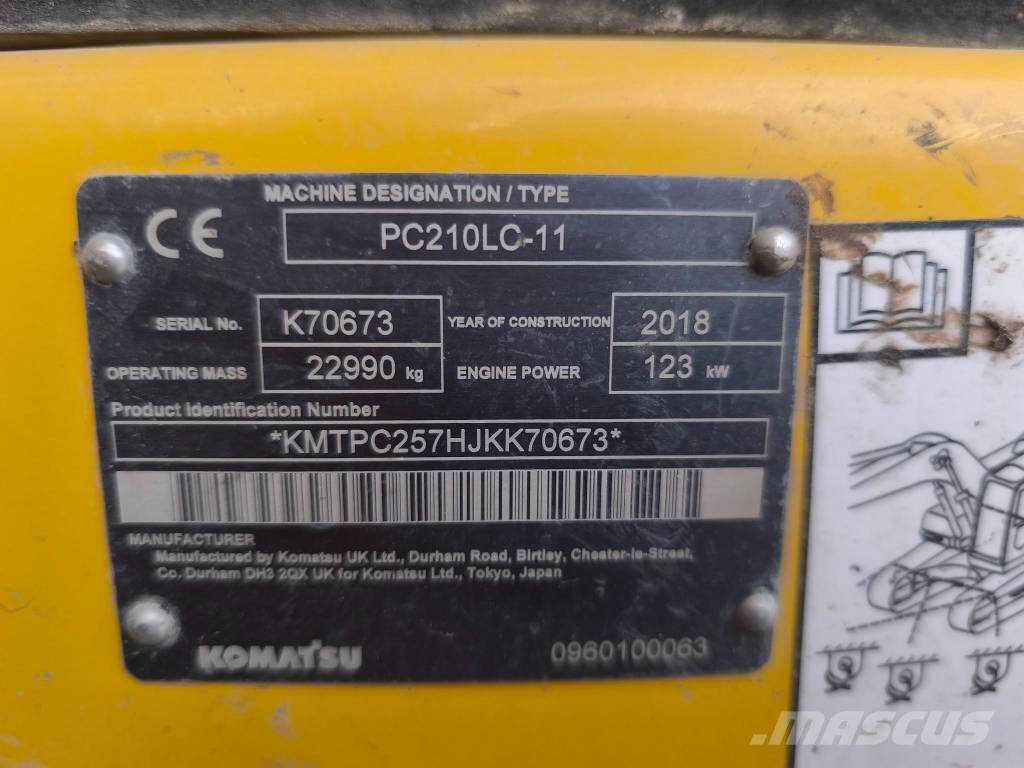Komatsu PC 210 LC-11 Εκσκαφείς με ερπύστριες