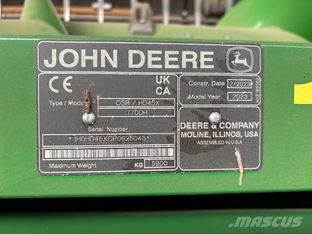 John Deere X9 1000 Θεριζοαλωνιστικές μηχανές
