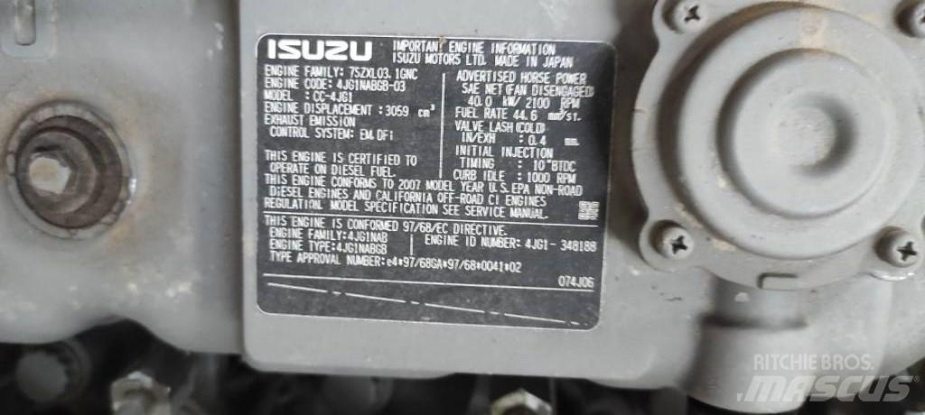 Isuzu CC-4JG1 Κινητήρες