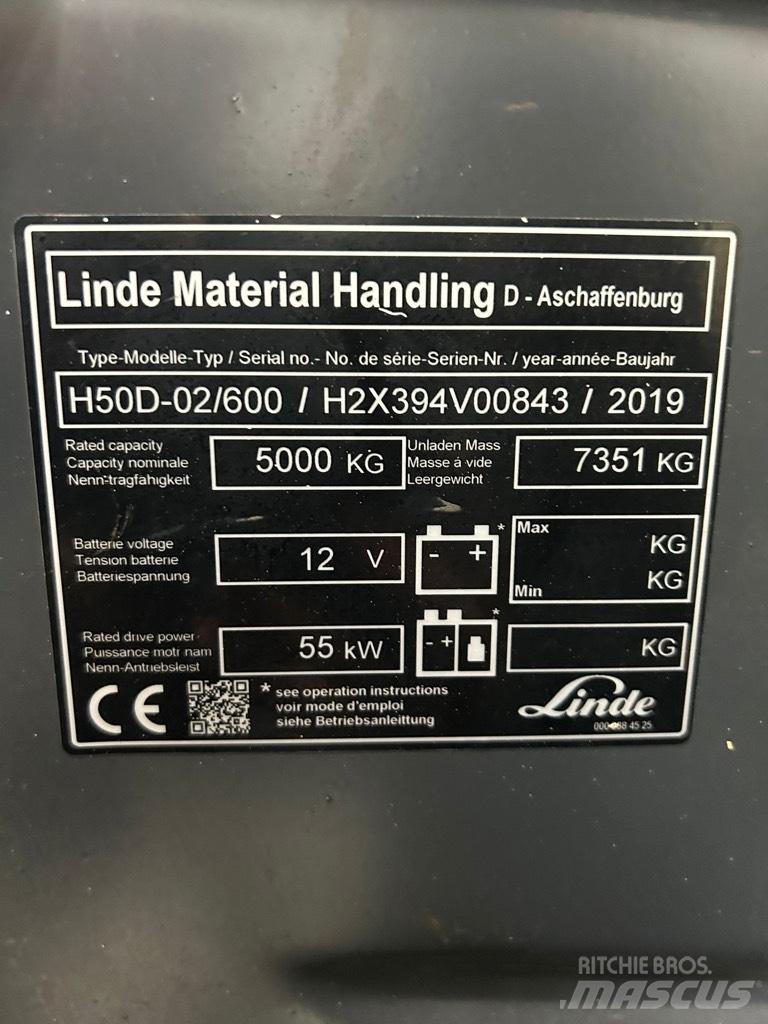 Linde H 50D-02/600 Πετρελαιοκίνητα Κλαρκ