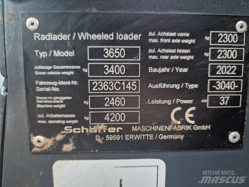 Schäffer 3650 Φορτωτές με λάστιχα (Τροχοφόροι)