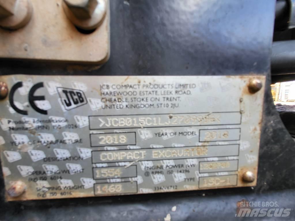 JCB 15 C-1 Εκσκαφάκι (διαβολάκι) < 7t