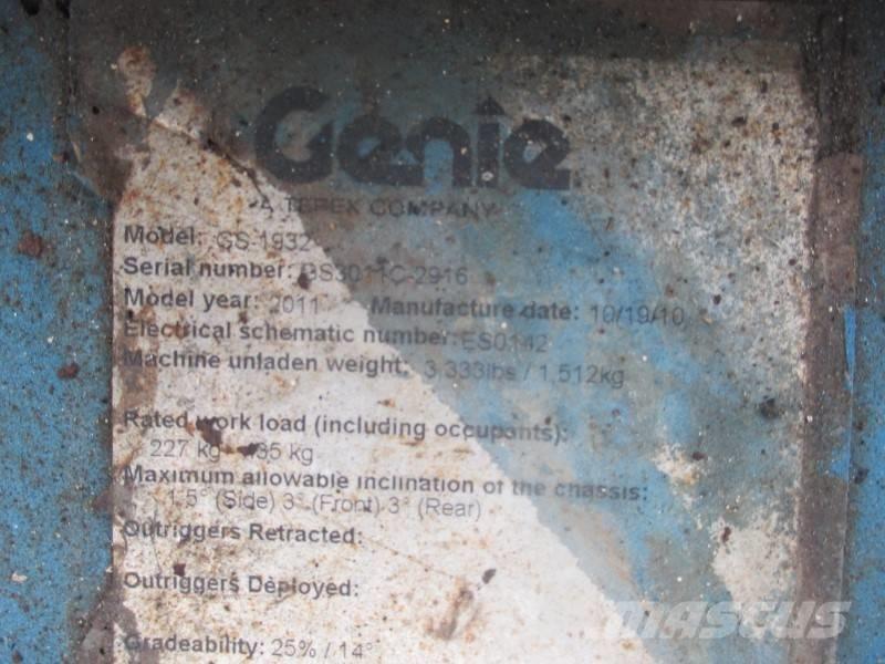 Genie GS 1932 Ανυψωτήρες ψαλιδωτής άρθρωσης
