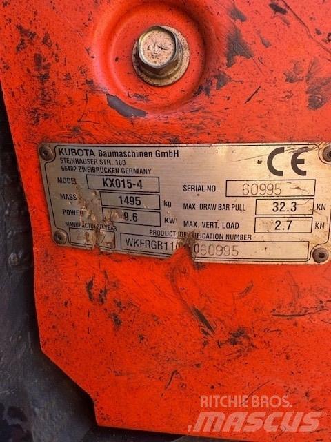 Kubota KX 015-4 Εκσκαφάκι (διαβολάκι) < 7t