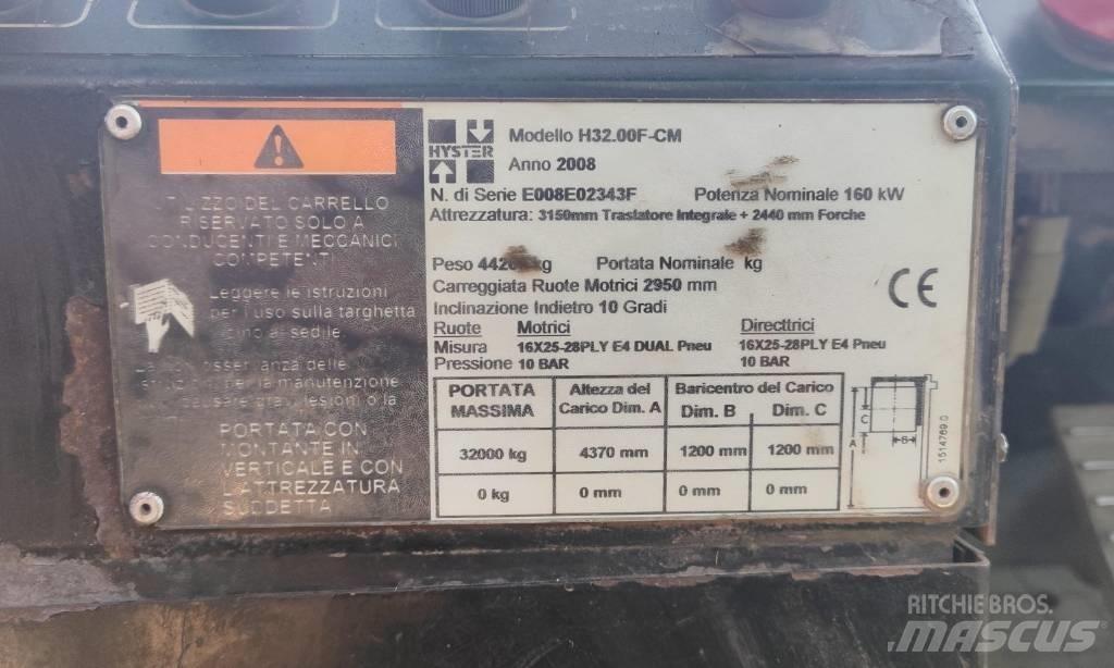 Hyster H32.00F-CM Πετρελαιοκίνητα Κλαρκ