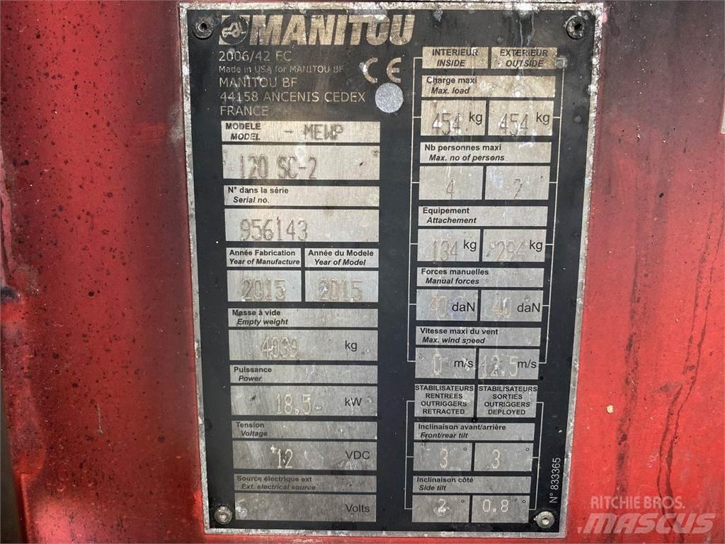 Manitou 120SC Ανυψωτήρες ψαλιδωτής άρθρωσης