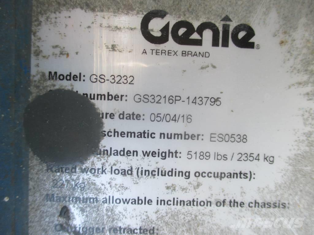 Genie GS 3232 Ανυψωτήρες ψαλιδωτής άρθρωσης