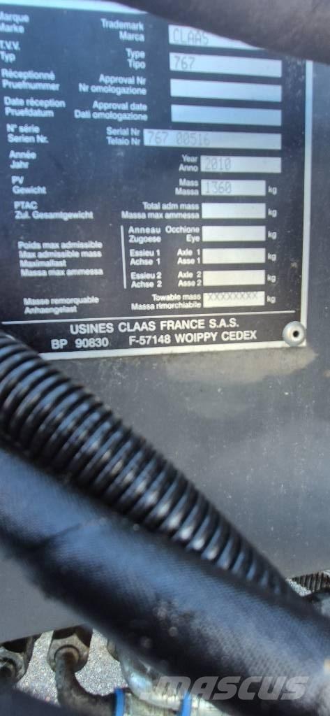 CLAAS 355 Πρέσες κυλινδρικών δεμάτων