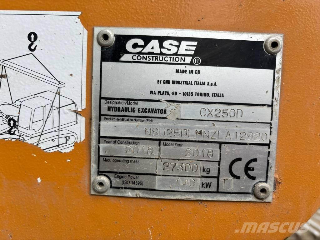 CASE CX 250 D Εκσκαφείς με ερπύστριες