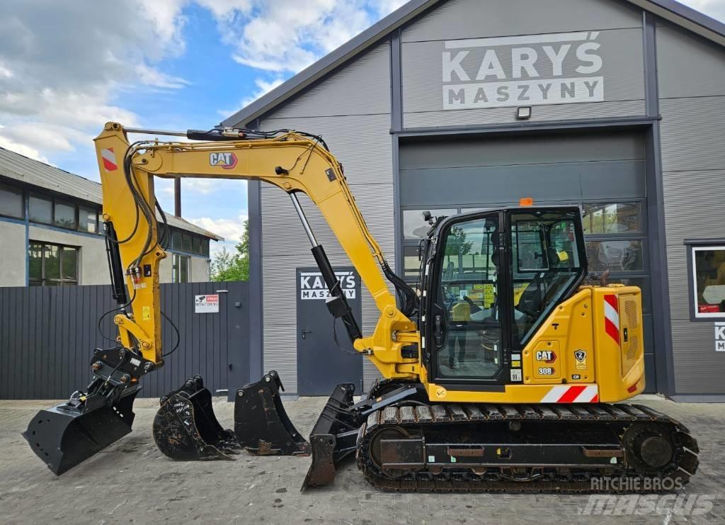 CAT 308 CR Μίνι εκσκαφείς 7t - 12t