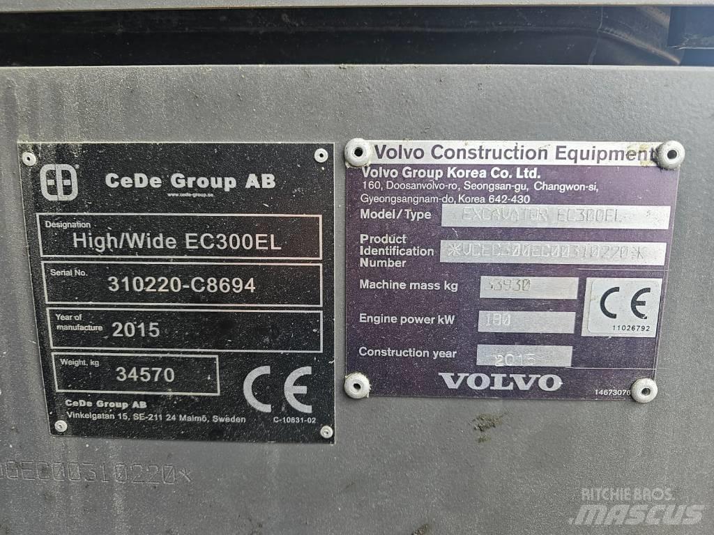 Volvo EC 300 EL Εκσκαφείς με ερπύστριες