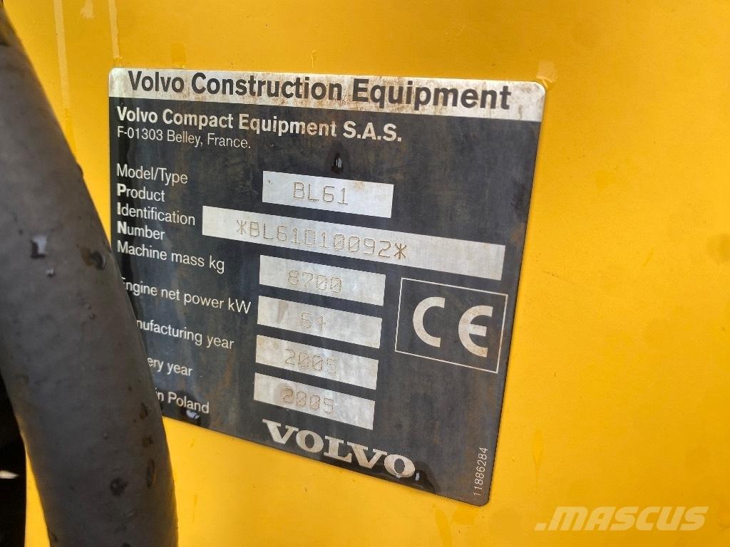 Volvo BL 61 Εκσκαφείς Φορτωτές τύπου JCB