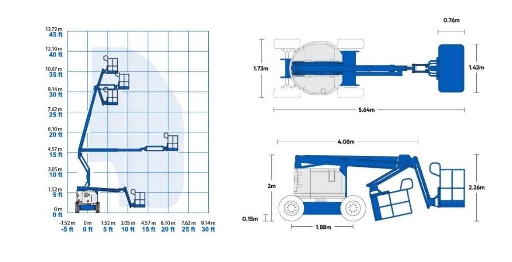 Genie Z 34/22 RT J Ανυψωτήρες με αρθρωτό βραχίονα