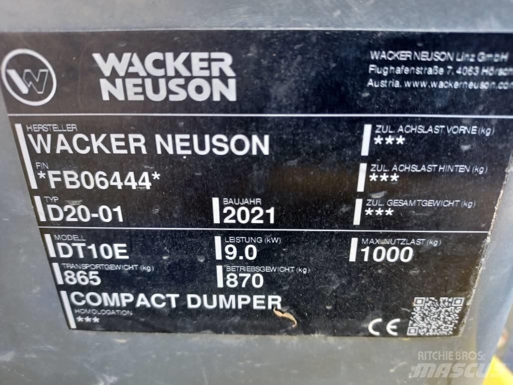 Wacker Neuson DT10e Ερπυστριοφόρα Dumpers - Ντάμπερ