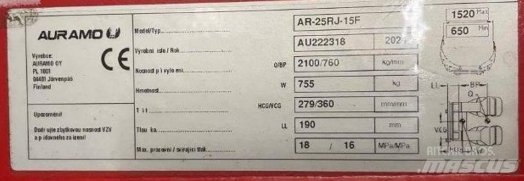 Auramo AR-25RJ-15F Εξαρτήματα συγκράτησης κυλινδρικών δεμάτων